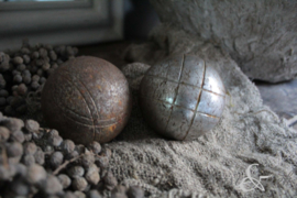 Oude jeu des boules bal zilverkleurig