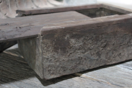 Oud houten theedoos