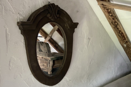 Ossenoog spiegel hout Aura Peeperkorn