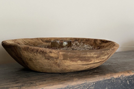 Oud houten schaal