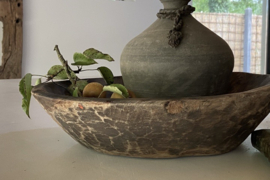 Oud houten schaal