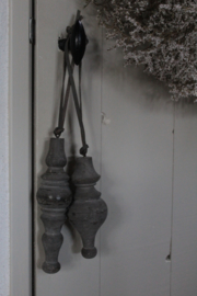 Houten klosje, links