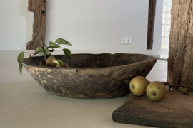 Oud houten schaal