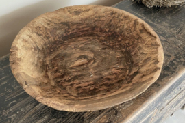 Oud houten schaal