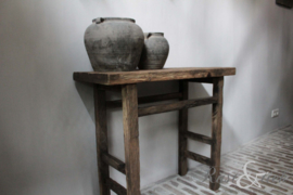 Sidetable eiken wagondelen