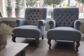 Landelijke fauteuil, met of zonder capitons