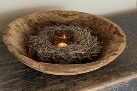 Oud houten schaal