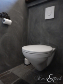 Betonlook in het toilet