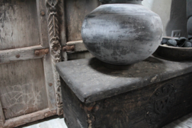 Oude houten kist