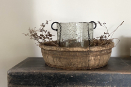 Oud houten olijfbak 60,5 cm