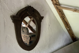 Ossenoog spiegel hout Aura Peeperkorn