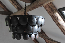 Hanglamp schijfjes zwart 50 cm