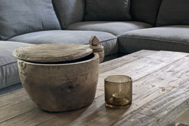 Oud houten spicebox Aura Peeperkorn