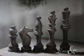 Ornamenten schaakspel, set 5 stuks