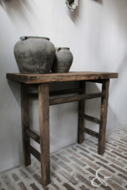 Sidetable eiken wagondelen