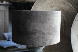 Lamp incl. lampenkap taupe velours