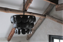 Hanglamp schijfjes zwart 40 cm