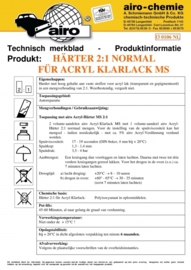 Airo Verharder MS Acryl 2:1 - 0.5ltr