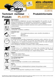 Airo Plastic plamuur 2.5 kg