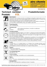 Airo Fix Reparatie - Set 0,8 kg/SB