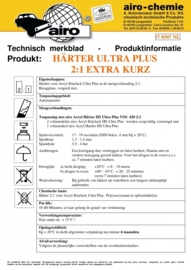 Airo Verharder HS Ultra Plus 2:1 -0.5ltr