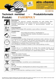 Airo Faserpoly plamuur 0,6 kg/SB