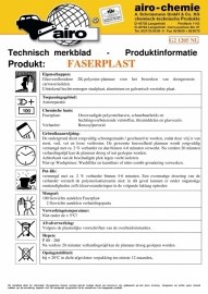 Airo Faserplast plamuur 2 kg