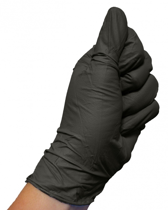 Colad Nitrile handschoenen Zwart