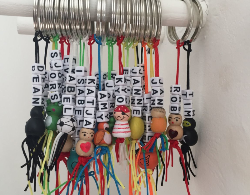 ondergeschikt venster linnen Idee - Sleutelhanger met naam | TRAKTEREN | Studio HIPP