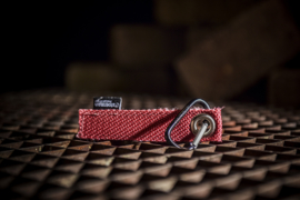 Key Ring Canvas Red