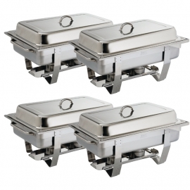 OLYMPIA MILAN CHAFING DISH SET GN 1/1 (4 STUKS)