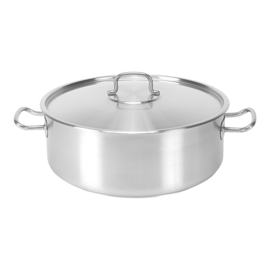 Kookpan Pujadas RVS laag model Ø160 mm 1,5 liter