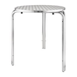 Bolero ronde stapelbare RVS tafel 60cm