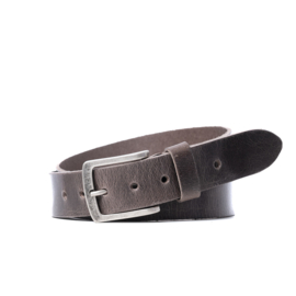 Riem leer grijs 95 cm