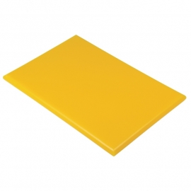 Snijplank geel 25 mm dik