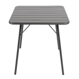 Bolero vierkante stalen tafel grijs 70cm