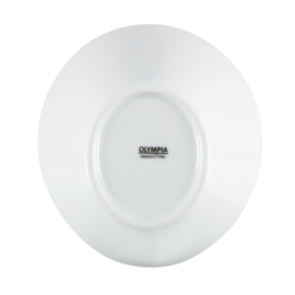 OLYMPIA WHITEWARE OVALE HELLENDE KOMMEN 13,3X15,4CM (4 STUKS)