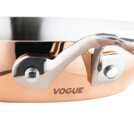 VOGUE TRIWALL KOPEREN INDUCTIE KOEKENPAN 24CM