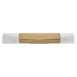 COLPAC CLASP KRAFT BAGUETTEVERPAKKING MET INSTEEKSLUITING RECYCLEBAAR (500 STUKS)