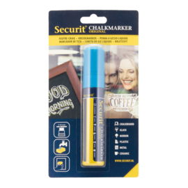 Krijtstift BREED BLAUW 7-15 mm