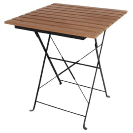 Bolero vierkante imitatiehouten tafel 60cm