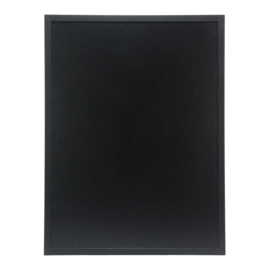 Wandkrijtbord WOODY BLACK 80 x 60 cm