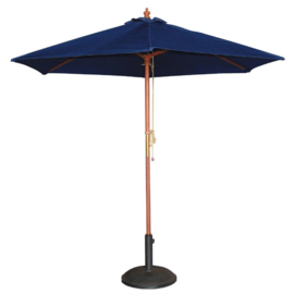 Bolero ronde donkerblauwe parasol 2,5 meter