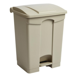 Jantex beige pedaalemmer 65ltr