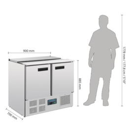 POLAR G-SERIE GEKOELDE SALADETTE 240L