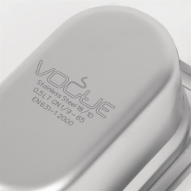 Vogue RVS GN 1/9 bak 65mm zware kwaliteit