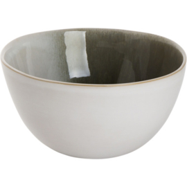 Palmer Schaal Nordic 15 cm 85 cl Wit Grijs/Groen Stoneware