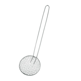 RVS Frituurschep rond - 10cm