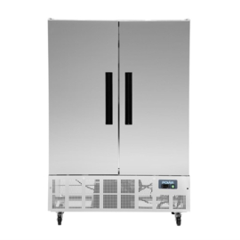 POLAR G-SERIE 2-DEURS SLIMLINE RVS VRIEZER