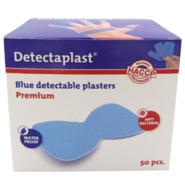 Detectaplast detect. vlinderpleister waterafstotend elastisch blauw